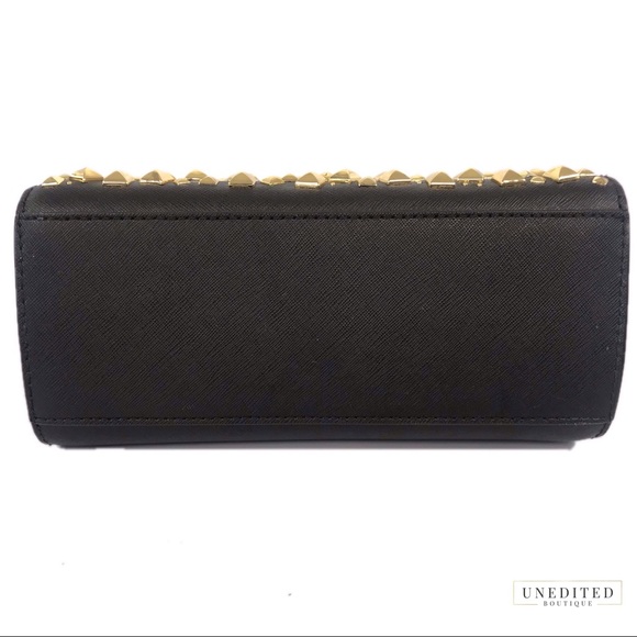 NWT - Selma Stud Leather Crossbody Shoulder Bag - Picture 6 of 8